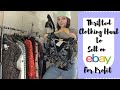 Thrifted Clothing Haul To Resell on eBay For Profit | eBay Reseller UK