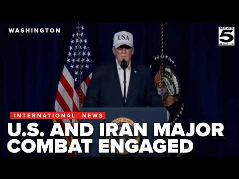 Trump announces major combat operations in Iran, warns of US casualties