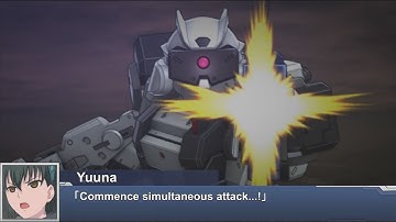 [ENG Sub]Super Robot Wars DD - Grafdin(Bennett Custom)(SSR2)Attacks | | スパロボDD - グラフディン（ベネット機） 全武装