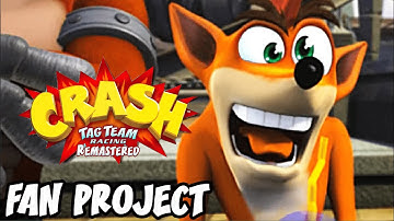 Crash Tag Team Racing Remaster Trailer (PCSX2 4K Texture Pack)