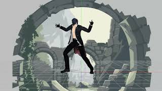 AI motion trace（Quick magic) MMD WIP: O -正.反.合. (정반합) by TVXQ