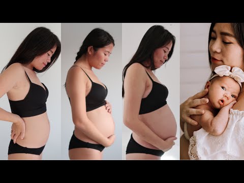 宝贝，谢谢你选我做你的妈妈！孕育生命的过程太神奇了Belly transformation
