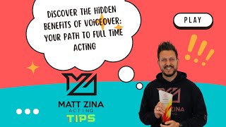 Discover the Hidden Benefits of Voiceover: Your Path to Full Time Acting