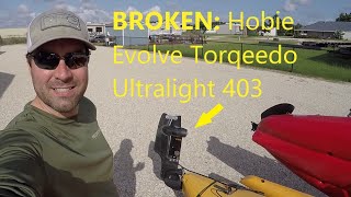 BROKEN: Hobie Evolve Torqeedo Ultralight 403
