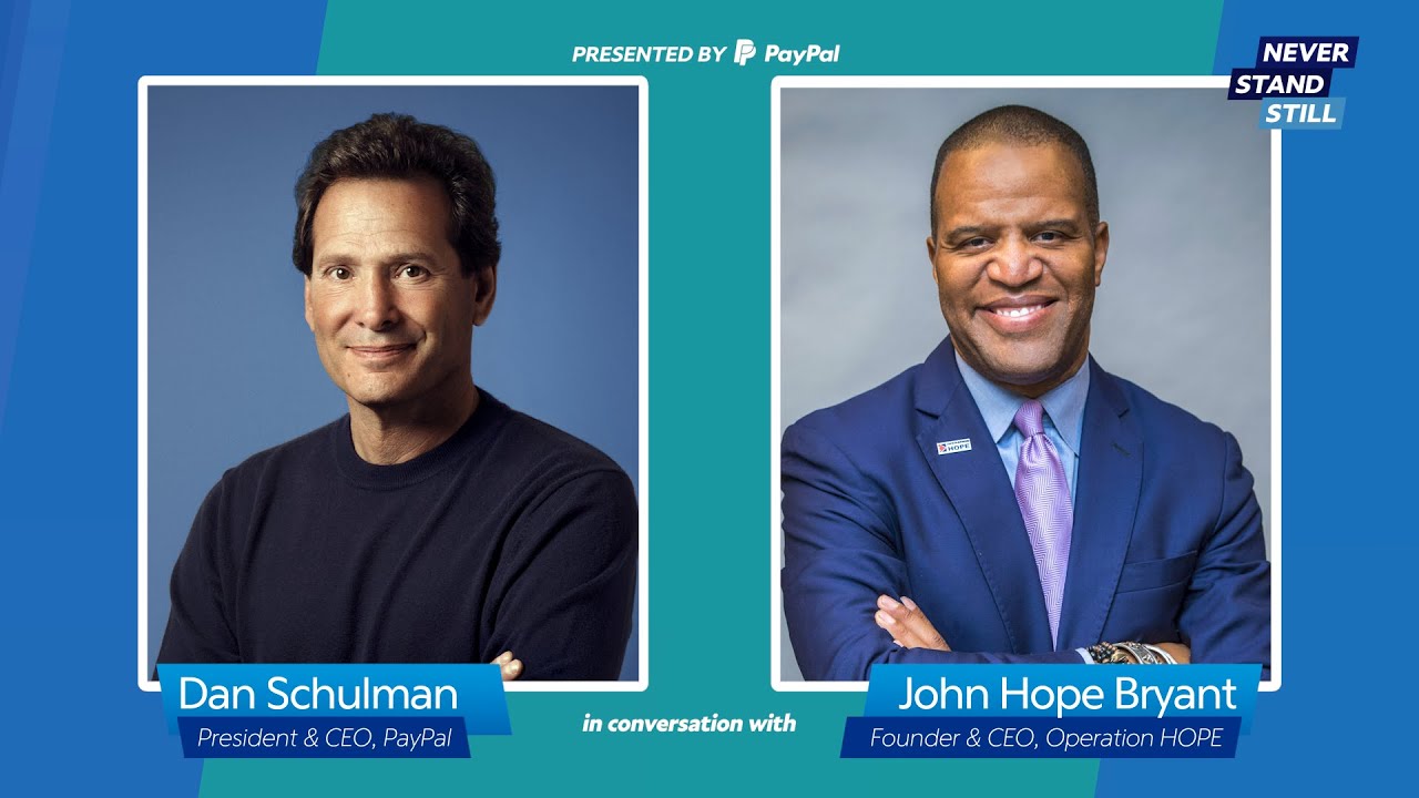 Article: PayPal and Operation HOPE CEOs Discuss The Importance of Financial  Dignity In This Historic Moment