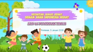 KEGIATAN SENAM ANAK INDONESIA HEBAT SD NEGERI 05 PONTIANAK TIMUR