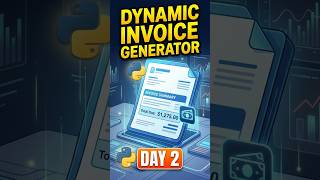 Build a Dynamic Invoice Generator in 60s 🧾 (Day 2)