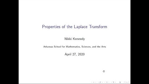 Operational Properties of the Laplace Transform for 7 4 and 7 5