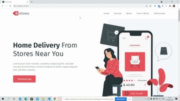 Reactjs Best Food Delivery App Landing Page Template Free 2021