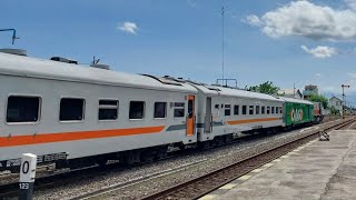 SUDAH BERGANTI RANGKAIAN !! Trip KA Brantas Ekonomi Blitar - Madiun