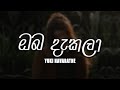 Oba Dakala (ඔබ දැකලා) - YuKI [lyrics video]