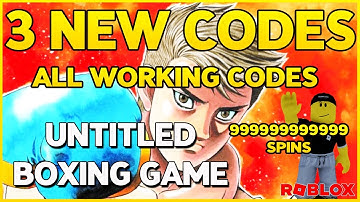 ✅3 NEW✅ ALL WORKING CODES for 🥊UNTITLED BOXING GAME🥊 Roblox September 2023 🥊 Codes for Roblox TV