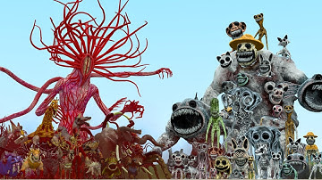 New Zoochosis Boss Family Vs Zoonomaly Boss Family In Garry