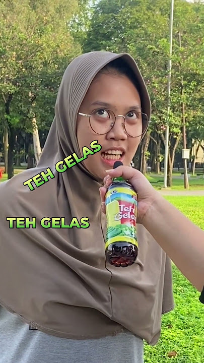 ada yang bisa ngomong Teh Gelas tanpa nyentuh bibir⁉️🤭