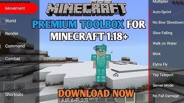 How To Download Premium Toolbox For Minecraft PE 1.18+ l Premium Toolbox For McPE 1.18.2 l Hindi l