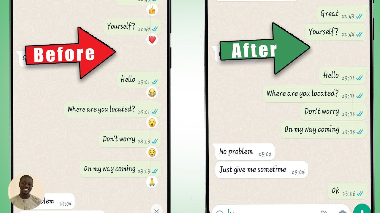 How To Remove Message Reaction On WhatsApp How To Remove WhatsApp React Message After Send 