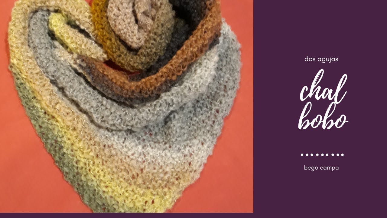 bufanda a punto bobo