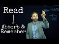 Lecture #10: How to Read so that you *Retain* Information