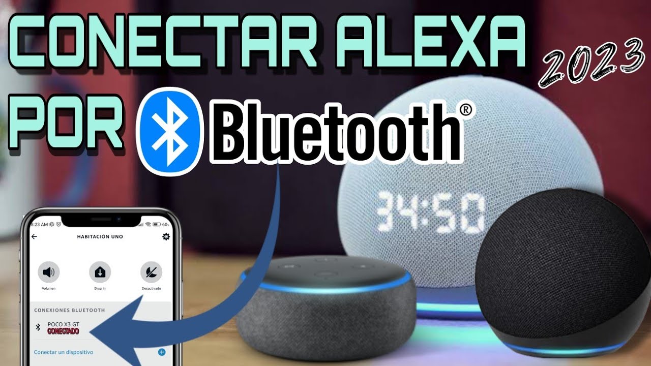 Cómo enlazar el móvil con tu altavoz  Echo mediante Bluetooth