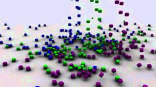 Cinema 4 D Falling Cubes Animation