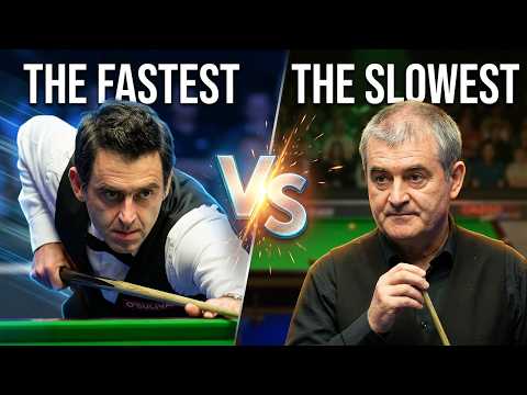 The Fastest vs the Slowest! Ronnie O’Sullivan Faces His Complete Opposite!
