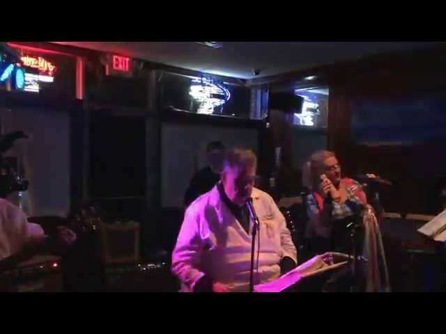 Big Daddy Al Lamberson performing "Folsom Prison" with Blue Reign-Halloween night 2015