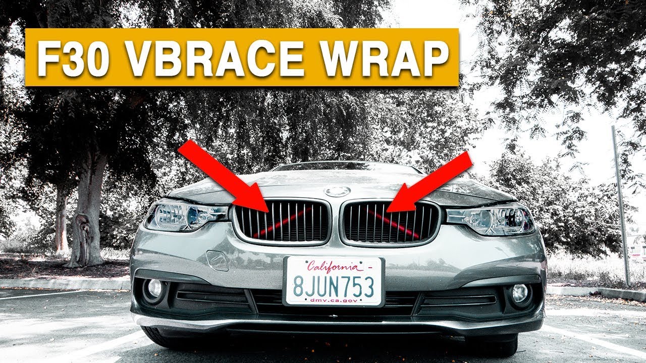 Fits 2011 Bmw V Brace Wrap Color Support Bar Grill 2 3 4