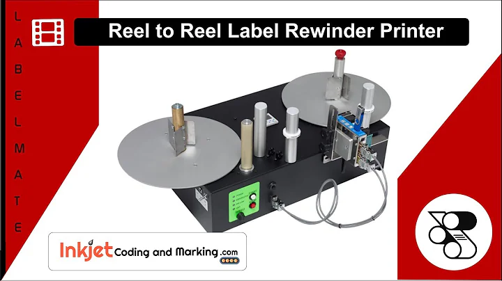 Reel to Reel Label Rewinder - Barcode Printer for Labeling