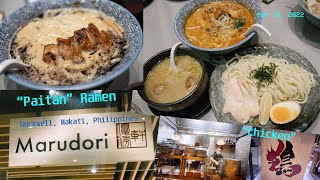 Marudori - chicken "paitan" ramen joint, Rockwell, Makati, Philippines