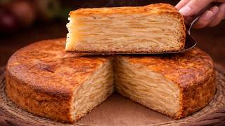Apple Cake in 5 Minutes! Melts in Your Mouth! I Eat It Every Day! Simple and Delicious.