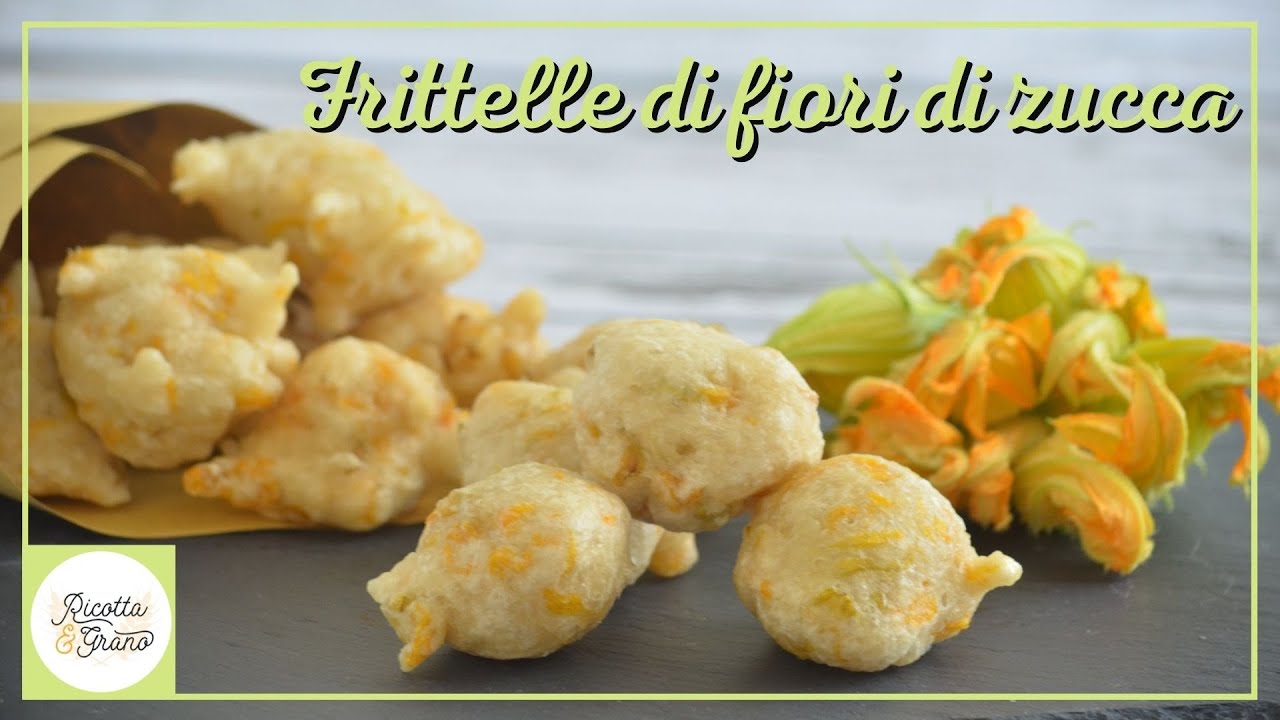 FRITTELLE DI FIORI DI ZUCCA o 
