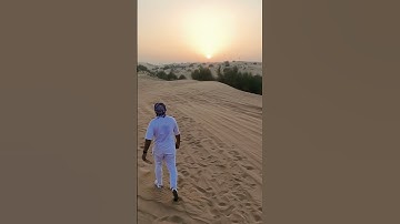 Thumbnail of As the sun melts into dunes, silence tells a story only the desert can whisper. 🌞🌾 #song #music
