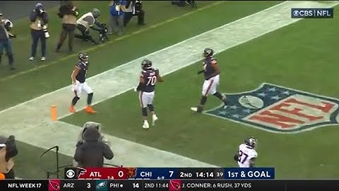 Justin Fields Runs In For A Bears TD - FALCONS vs BEARS - 2023-24 NFL SEASON - WEEK 17