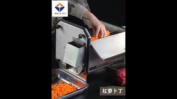 Automatic carrot potato cucumber Ginger onion slicer dicer machine