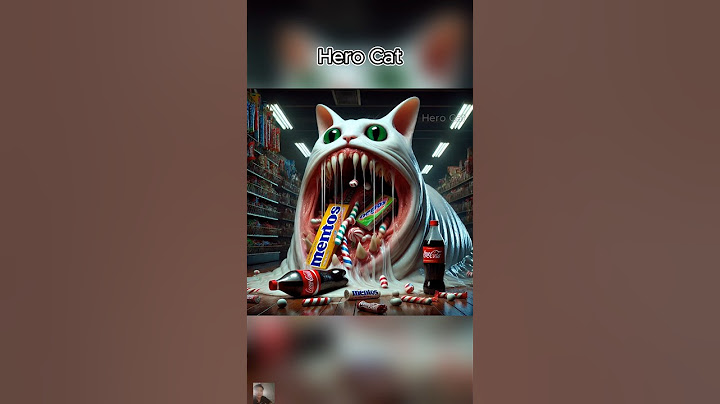 Poor kitten ate dirty lollipop then turned into worm monster. #monstercat #cutecat #cat #kitten