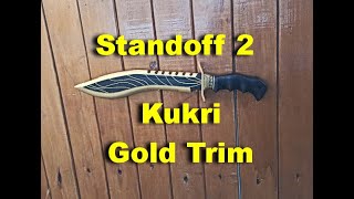 Как сделать нож Кукри Gold Trim из Standoff 2