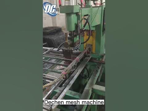 Многоточечный автоматический сварочный станок со стальной сеткой - YouTube