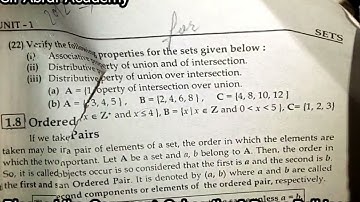 Question 22 (part 6), Exercise 1.2, Mathematics, Class 9th, Karachi Sindh Board, Sir Abrar Academy