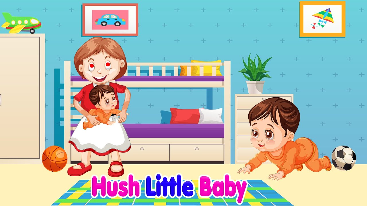 Hush Little Baby With Lyrics And Action | Nursery Rhymes Box | Nursery ...