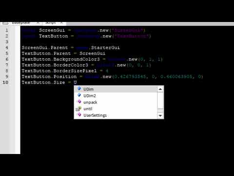 How To Script A Custom TextButton Roblox