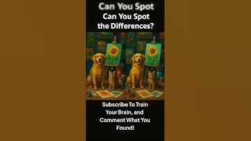 🎨 Only True Observers Can Spot All The Differences! (Brain Training Puzzle)