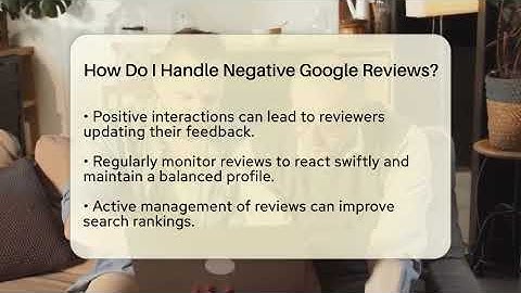 How Do I Handle Negative Google Reviews? - SearchEnginesHub.com