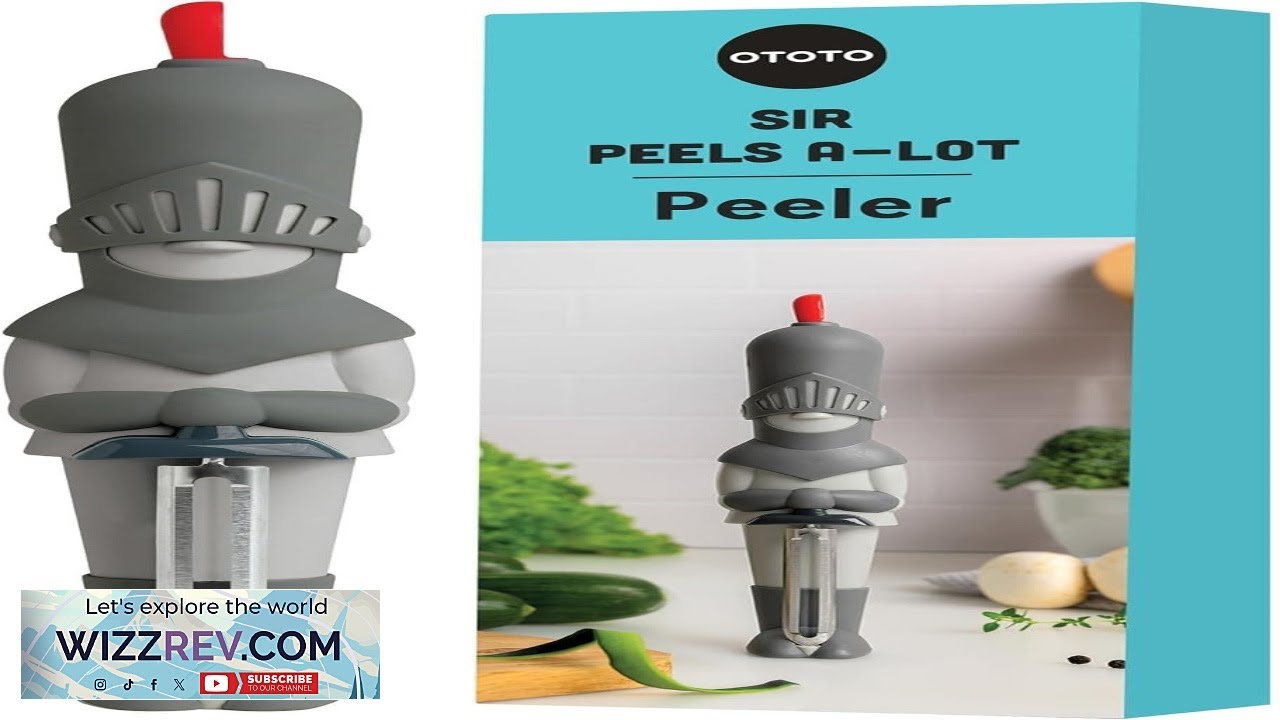 НОВИНКА OTOTO Sir Peels A Lo Средневековый рыцарь Овощечистка с поворотным механизмом