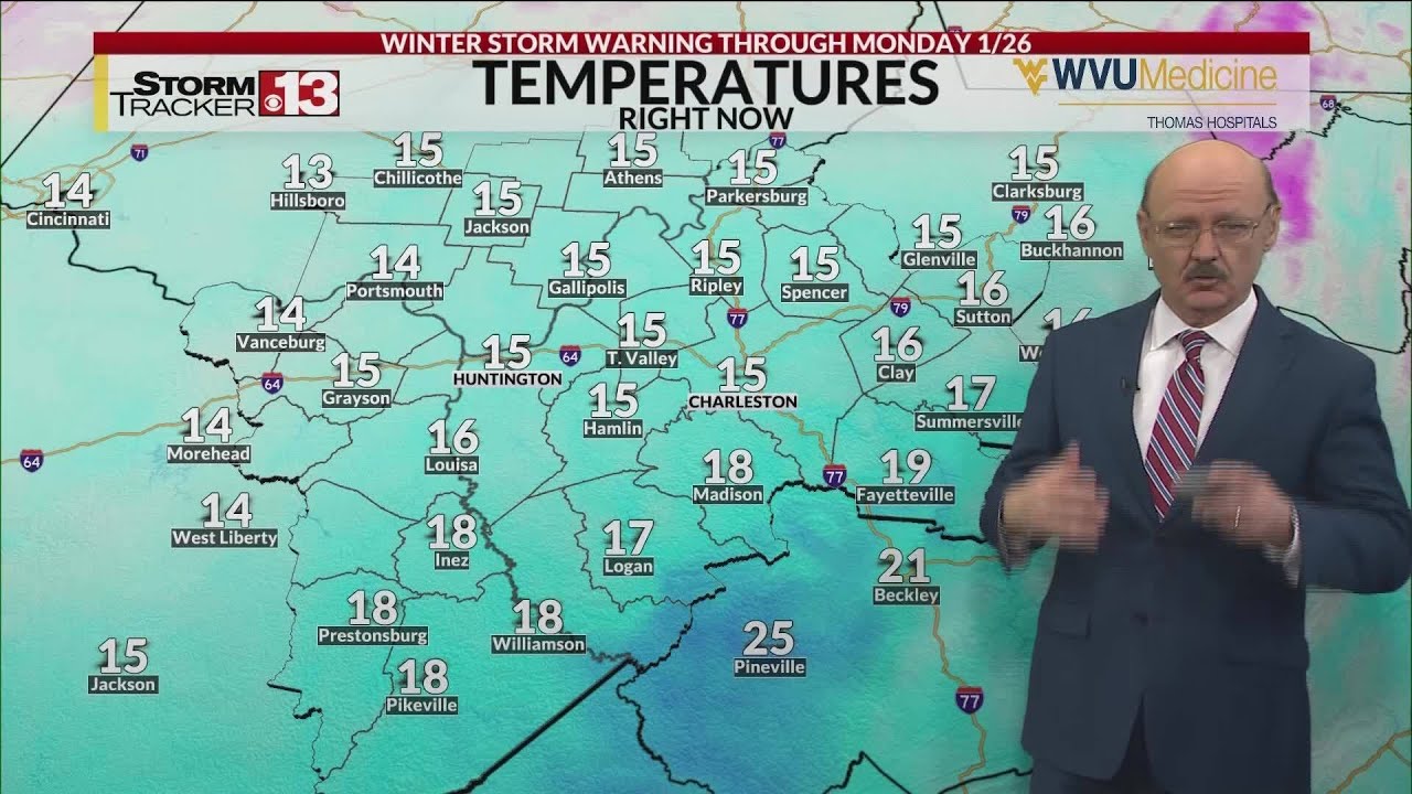 Update on winter storm Saturday - more ice, less snow - YouTube