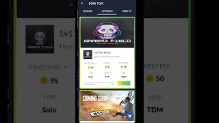 Best bgmi tournament app for free and paid tournament #bgis#bgms #earnmoneyonline #freetournaments screenshot 3