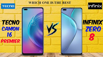 TECNO Camon 16 Premier Vs Infinix Zero 8 | Which One Is Best? |Full Comparison