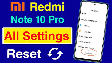 How to Reset Settings in Redmi Note 10 Pro | Redmi Note 10 Pro Settings Reset Kaise Kare