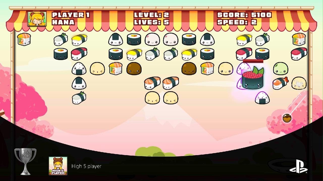 Sushi Break ~ High 5 player Trophy