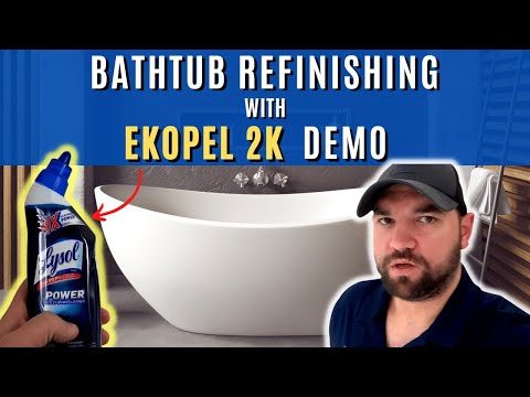 How To Refinish A Tub(Ekopel 2K December 2019 Updated Version) - YouTube