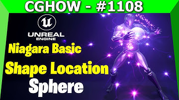 UE5.3 Niagara Shape Location: Sphere Emitter Explained! (VFX Basics Part 22) 🌐🔮